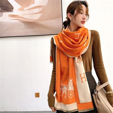 hermes pashmina